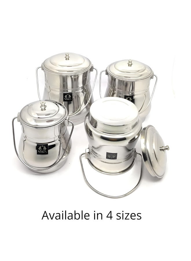 Nyra Kitchenware إبريق حليب نيرا من الفولاذ المقاوم للصدأ بغطاء قابل للطي - 1.6 لتر - Image 2